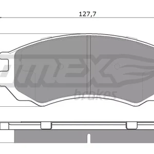 Oferta limitowana Zestaw klocków hamulcowych, hamulce tarczowe TOMEX BRAKES TX 12-02