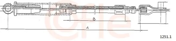 Cięgło, hamulec postojowy COFLE 1251.1 Oferta