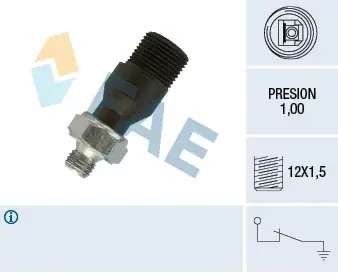 Włącznik ciśnieniowy oleju FAE 12600 Premium
