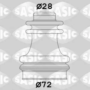 Zestaw osłon, wał napędowy SASIC 4003422 Rabat