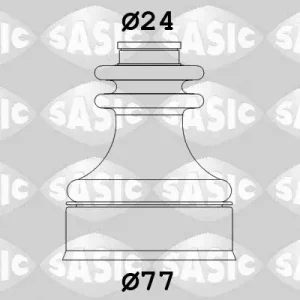 Wyjątkowa oferta Zestaw osłon, wał napędowy SASIC 4003425
