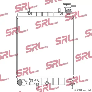 Chłodnica, układ chłodzenia silnika SRLINE 400608-1 Premium