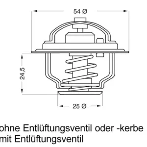 Termostat, płyn chłodzący BORGWARNER (WAHLER) 4008.79D Obniżka ceny