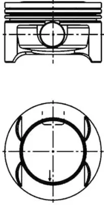 Ograniczona ilość Tłok KOLBENSCHMIDT 40385620