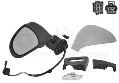 Lusterko zewnętrzne VAN WEZEL 4042807 Oferta limitowana