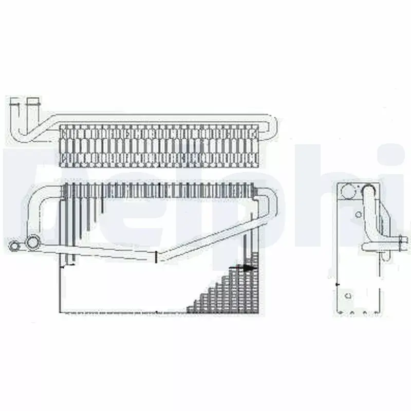 Darmowa dostawa Parownik, instalacja klimatyzacji DELPHI TSP0525188