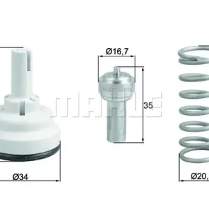 Termostat, płyn chłodzący BEHR THERMOT-TRONIK TX 182 105D Zamów dziś