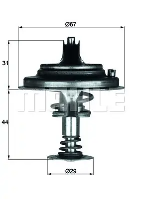 Szybka dostawa Termostat, płyn chłodzący BEHR THERMOT-TRONIK TX 26 80D