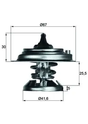 Zniżka Termostat, płyn chłodzący BEHR THERMOT-TRONIK TX 29 80D