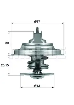 Darmowy zwrot Termostat, płyn chłodzący BEHR THERMOT-TRONIK TX 31 92D
