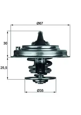 Termostat, płyn chłodzący BEHR THERMOT-TRONIK TX 34 82D Sprawdź teraz