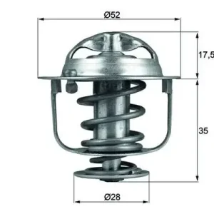Termostat, płyn chłodzący MAHLE TX 119 82D Niska cena