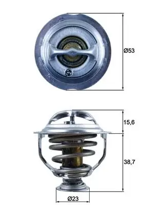 Nowy Termostat, płyn chłodzący MAHLE TX 123 95D