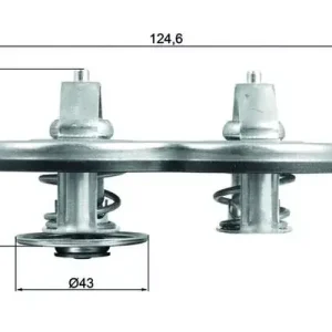 Termostat, płyn chłodzący MAHLE TX 141 83 Nowy