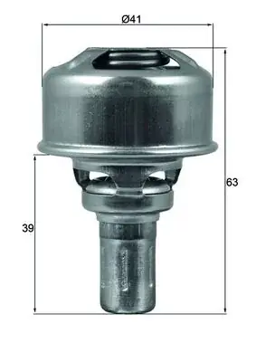 Termostat, płyn chłodzący MAHLE TX 174 86 Hit cenowy