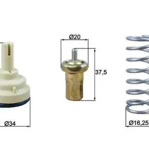 Termostat, płyn chłodzący MAHLE TX 181 105D Bestseller