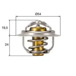 Wyprzedaż Termostat, płyn chłodzący MAHLE TX 212 82D