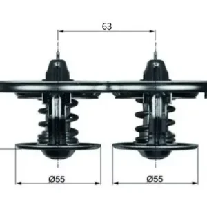 Ostatnia szansa Termostat, płyn chłodzący MAHLE TX 32 75D