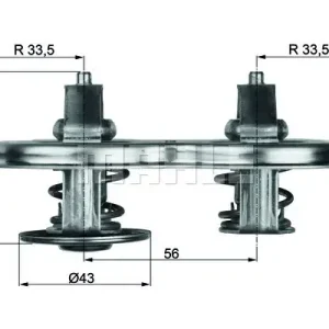 Termostat, płyn chłodzący MAHLE TX 33 88D Nie przegap