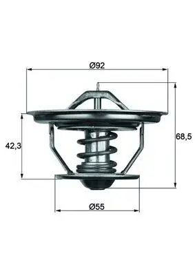 Zniżka Termostat, płyn chłodzący MAHLE TX 35 75