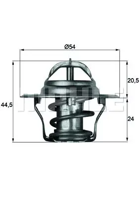 Kup online Termostat, płyn chłodzący MAHLE TX 4 87D