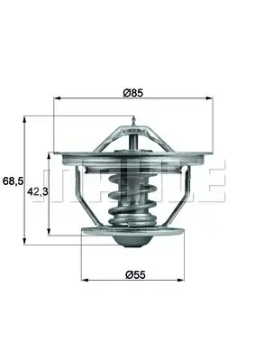 Termostat, płyn chłodzący MAHLE TX 57 79 Zniżka