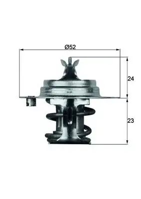 Darmowy zwrot Termostat, płyn chłodzący MAHLE TX 7 83D