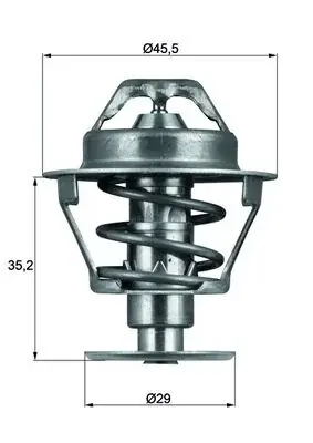 Oferta czasowa Termostat, płyn chłodzący MAHLE TX 81 89D