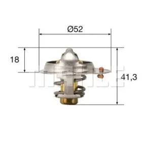 Wysoka jakość Termostat, płyn chłodzący MAHLE TX 85 82