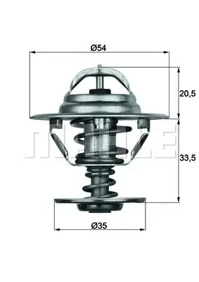 Kup online Termostat, płyn chłodzący MAHLE TX 8 83D