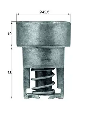 Bestseller Termostat, płyn chłodzący MAHLE TX 98 82