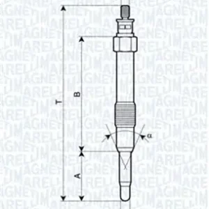 Świeca żarowa MAGNETI MARELLI 062900000304 Ekspresowa dostawa