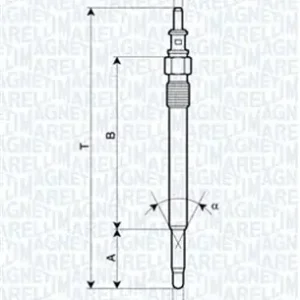 Oferta limitowana Świeca żarowa MAGNETI MARELLI 062900012304