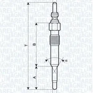 Łatwy zwrot Świeca żarowa MAGNETI MARELLI 062900028304
