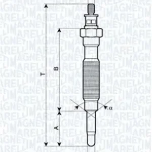 Świeca żarowa MAGNETI MARELLI 062900072304 Ekspresowa dostawa