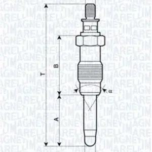 Łatwy zwrot Świeca żarowa MAGNETI MARELLI 062587001304