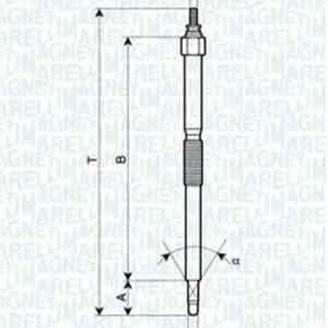 Świeca żarowa MAGNETI MARELLI 062900054304 Bestseller