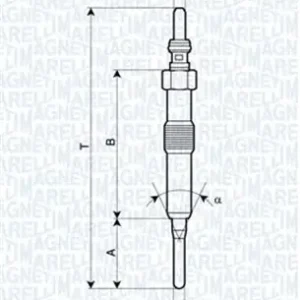 Świeca żarowa MAGNETI MARELLI 062900089304 Premium