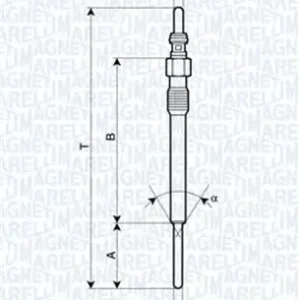 Świeca żarowa MAGNETI MARELLI 062900090304 Bestseller