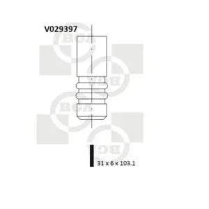 Zawór dolotowy BGA V029397 Bestseller