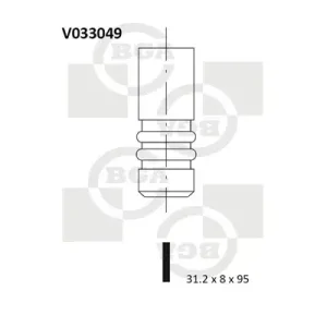 Wyjątkowa oferta Zawór wydechowy BGA V033049