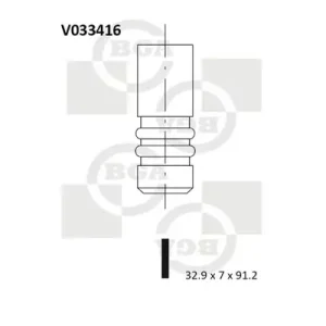Wybór klientów Zawór wydechowy BGA V033416