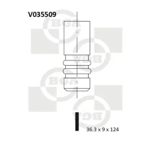 Zawór wydechowy BGA V035509 Ostatnia szansa