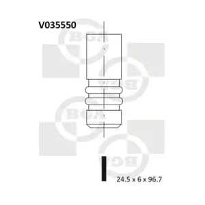 Zawór wydechowy BGA V035550 Oferta