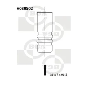 Hit sprzedaży Zawór dolotowy BGA V039502