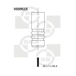 Zawór wydechowy BGA V039515 Wyjątkowa oferta
