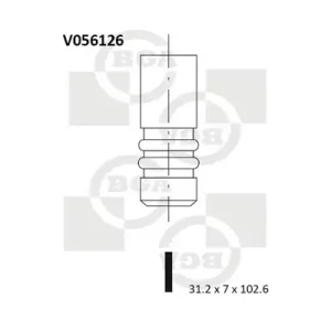 Premium Zawór wydechowy BGA V056126