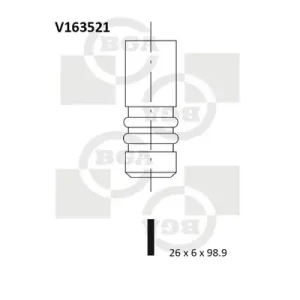Zawór wydechowy BGA V163521 Promocja