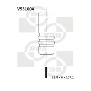Zawór wydechowy BGA V531004 Darmowy zwrot