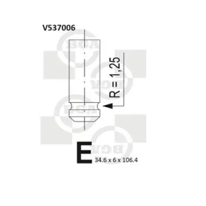 Zawór dolotowy BGA V537006 Nowość